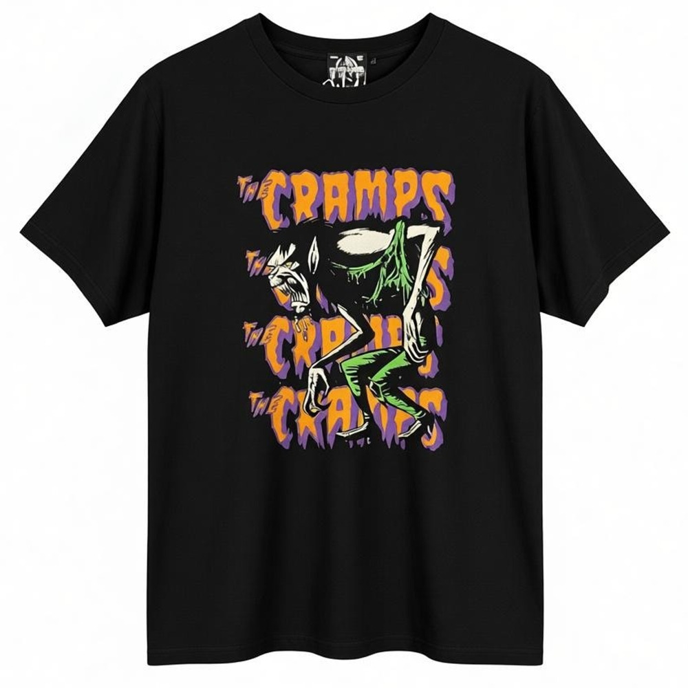 Hysteric Glamour The Cramps I've Got Cramps Fever Men's Medium Black T-Shirt